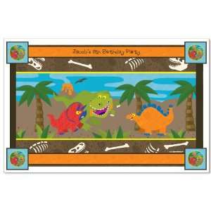  Dinosaur Birthday   Personalized Birthday Party Placemats 