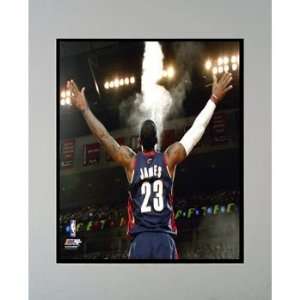  Lebron James Cavaliers Photograph in an 11 x 14 Matted 