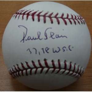  Paul Blair Signed Rawlings Official MLB Baseball 