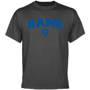    Angelo State Rams Charcoal Logo Arch T shirt : Sports & Outdoors