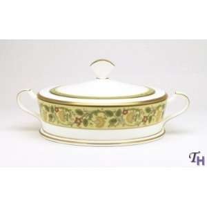  Noritake Golden Pageantry Covered Vegetable Bowl Kitchen 