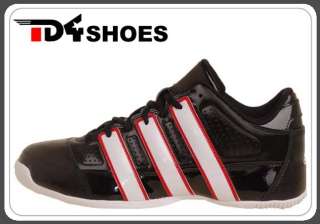 Adidas Commander Lite TD Low Black Red Basketball Shoes G24397  