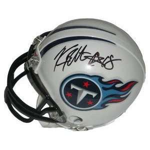  Kenny Britt Signed Tennessee Titans Mini Helmet: Sports 