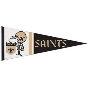  New Orleans Saints Pennant 12x30 Sir Saint Premium 