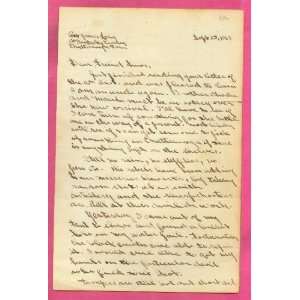  Rare Civil War Soldiers Letter 