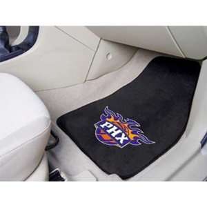  Phoenix Suns NBA 2 Piece Printed Carpet Car Mats (18x27 