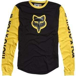  Fox Racing Moto X Long Sleeve Knit Shirt   2X Large/Black 