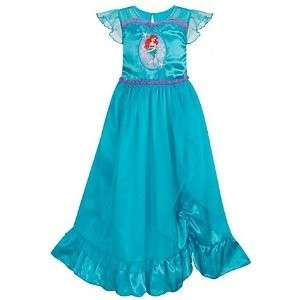 Disney All Princess Deluxe Nightgown Silky Fancy Costume Dress up gown 