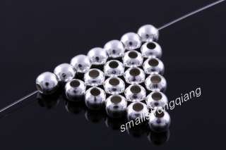 300 pcs silver plated loose Spacer beads findings Bracelets Necklace 