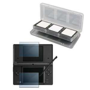   Protector for Nintendo Dsi NDSi Free With Clear Game Card Case Holder