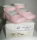 RUDIN New Boxed SHOES sz 3 PINK Soft Leather FRENCH Ankle Strap Baby 