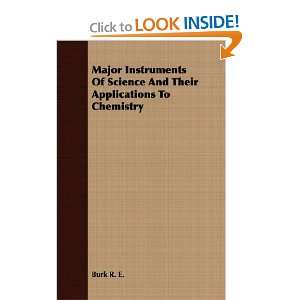 com Major Instruments Of Science And Their Applications To Chemistry 