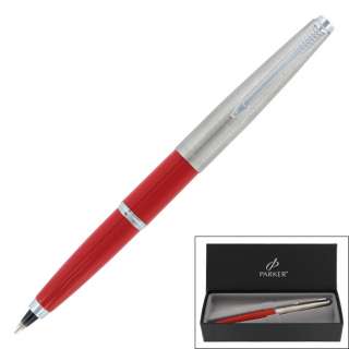 Vintage 1966 Red Parker Touche w/Ball Pen Ref. Adapter 071402192228 