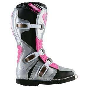    Answer Racing Womens MX Boots   10/Pink/Black/Silver: Automotive
