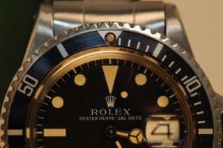 VINTAGE ROLEX RED SUBMARINER 1680 2,9M SERIAL ca. 1969, FULL SET 