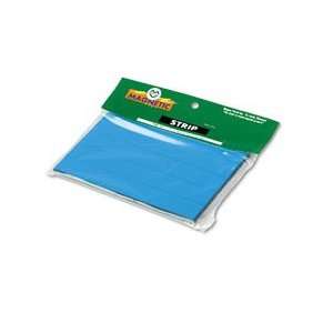  MAGNA VISUAL Magnetic Write On/Wipe Off Pre Cut Strips, 6 