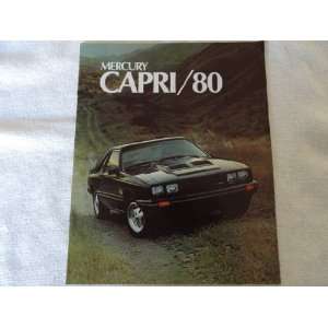 1980 Mercury Capri Sales Brochure 