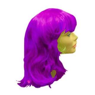  Long Hair Costume Wig (Purple): Clothing
