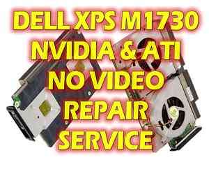 DELL XPS M1730 XM888 RW331 K650M VIDEO CARD REPAIR  