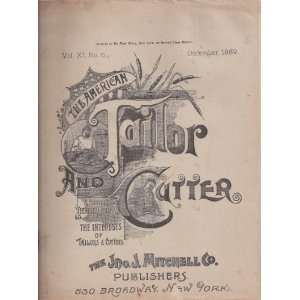  Tailor and Cutter December, 1889 (A Monthly Technical Journal 