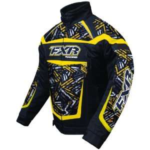  Mens FXR Bullet Print Jacket, BLK/REDSTORM: Sports 