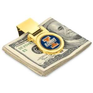    Illinois Fighting Illini Gold Money Clip