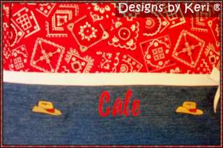 Designs by Keri Western Bandana color choice diaper bag  