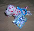 WEBKINZ KINZ KLIP plush LOVE PUPPY HEARTS with CODE and TAG 