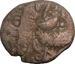   Celtic Silver Coin Imitating Ancient Greek Coin Zeus Celticized horse