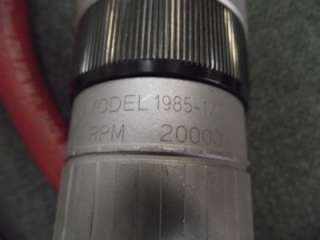 Sioux Tools 1985 straight air ROUTER die grinder 1/2 COLLET 20000 rpm 