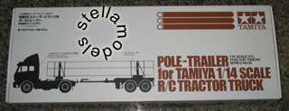 56310 TAMIYA 1/14 R/C Tractor Truck POLE TRAILER  