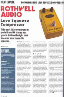 ROTHWELL LOVE SQUEEZE COMPRESSOR PEDAL MADE IN ENGLAND  