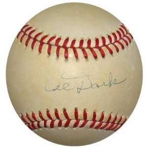 Al Dark Autographed Baseball   NL Giants   Autographed Baseballs 