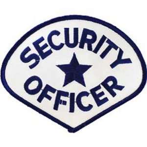 Security Guard Blue & White Patch 4 3/4 Patio, Lawn 