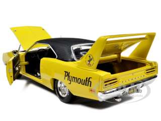   diecast car model of 1970 plymouth 426 hemi superbird lemon twist