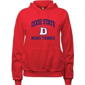   Red Womens Mens Tennis Arch Hooded Sweatshirt: Sports & Outdoors