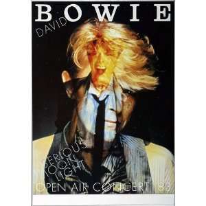  David Bowie   Serius Moonlight 1983   CONCERT   POSTER 