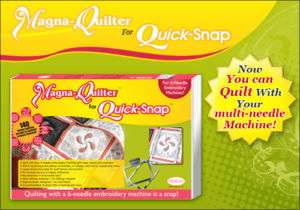 Magna Quilter Hoop for Quick Snap   Baby Lock Brother  