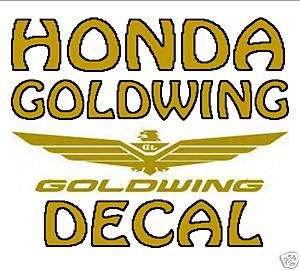 HONDA GOLDWING DECAL   GL1000,GL1200,GL1500,GL1800  