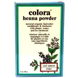  Colora Henna Veg Hair Redsnset 2 oz. (Case of 6) Health 