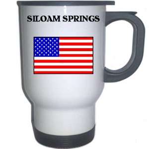  US Flag   Siloam Springs, Arkansas (AR) White Stainless 