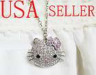   Jewelry Hello Kitty Pendant USB Flash Drive Memory StickThumb Necklace