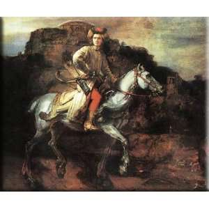  The Polish Rider 30x25 Streched Canvas Art by Rembrandt 