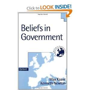   in Government (9780198279563) Max Kaase, Kenneth Newton Books