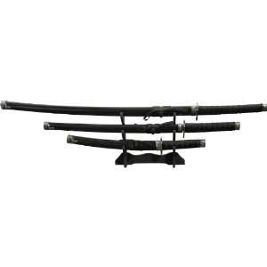  Black Samurai Sword Set