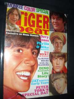 The Monkees  Vintage Tiger Beat Magazine / Dec 1967  