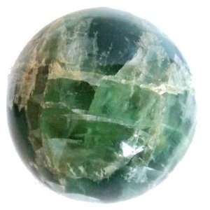   Deep Green Crystal Spiritual Portal Sphere Stone 3 