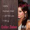 PCS 20/50 cm Clip In HUMAN HAIR EXTENSIONS Double Weft FULL HEAD 