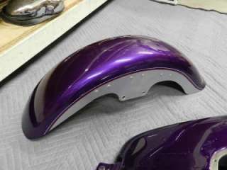 2002 Harley Davidson FLSTFI Softail Fatboy Purple Ice Paint Set