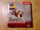 Imation SoniX CD/DVD Refill Labels  New in Box, 20 labels